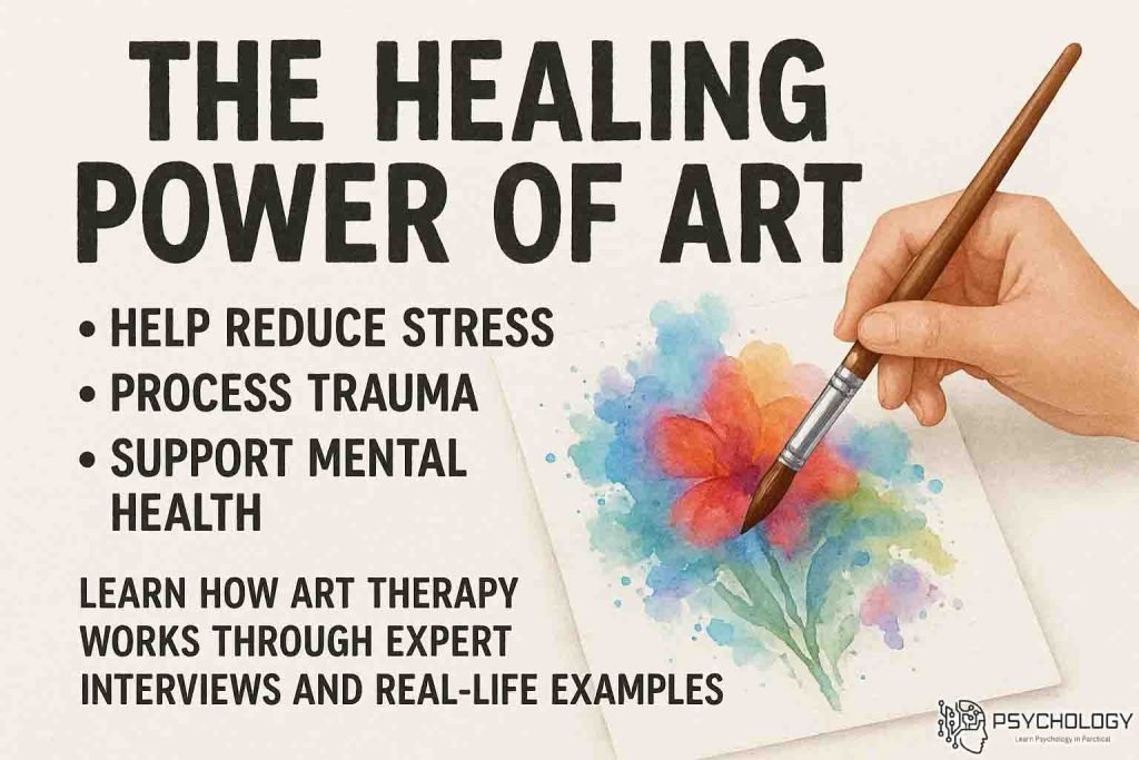 A Calm Art Therapy Session with a Therapist